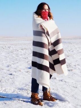 Hudson's Bay Polar Fleece Throw Blanket